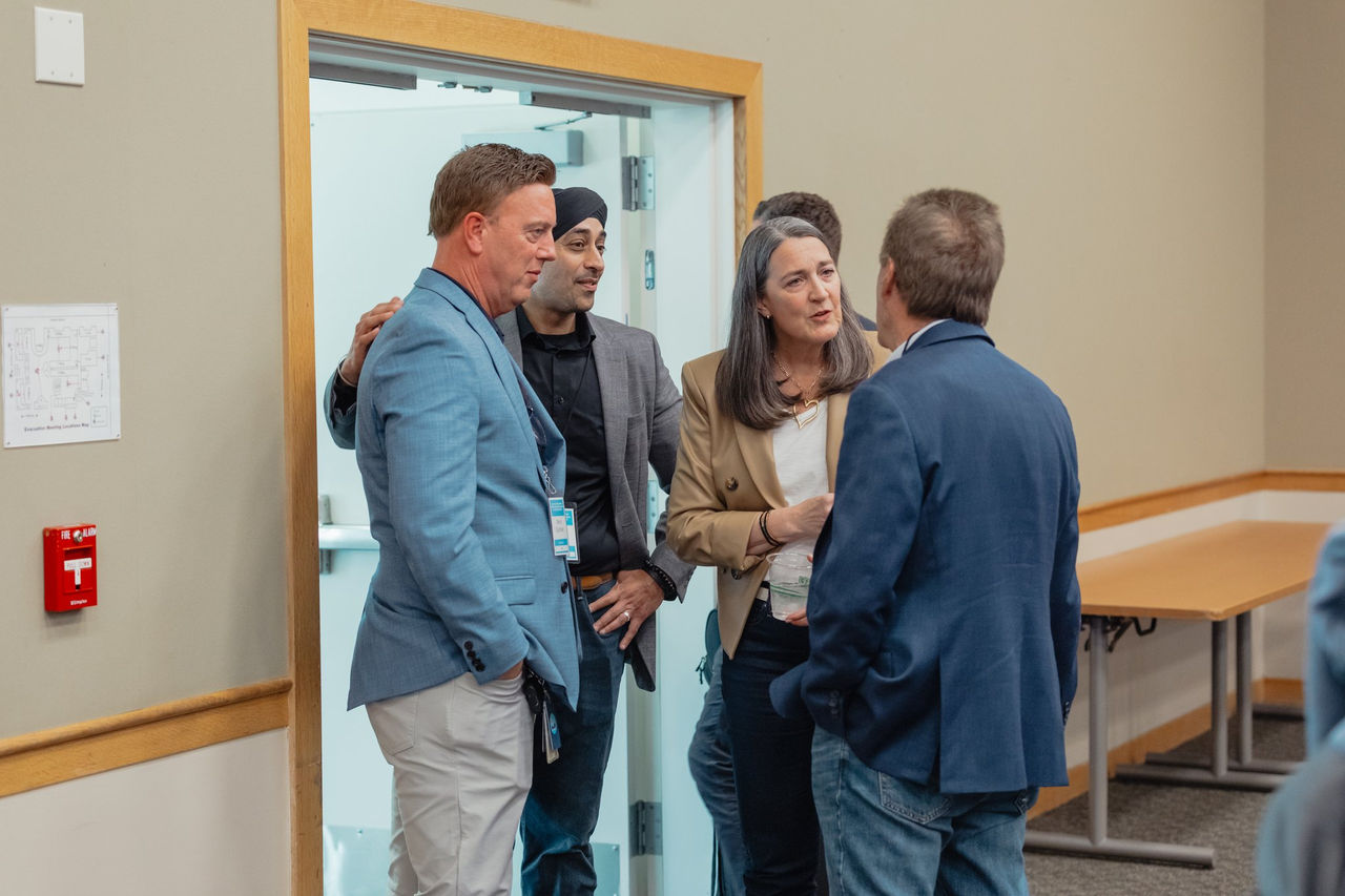 Patti Poppe speaking to attendees