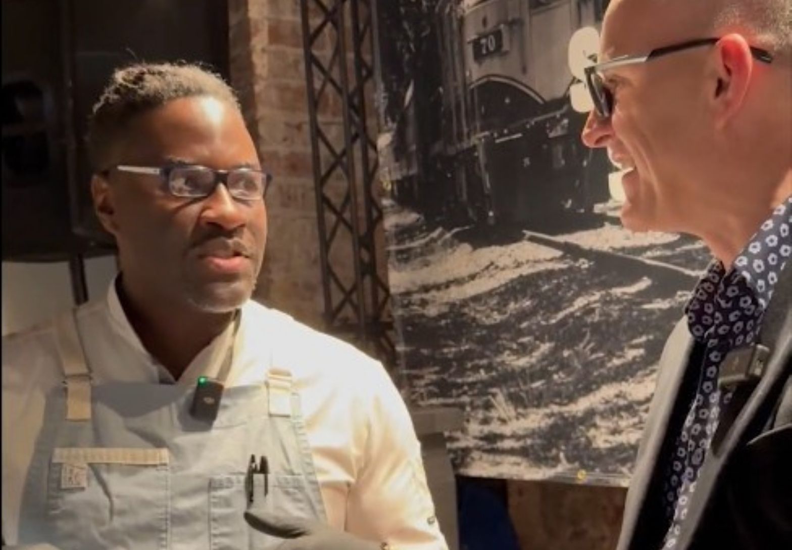 David McCulloch and chef