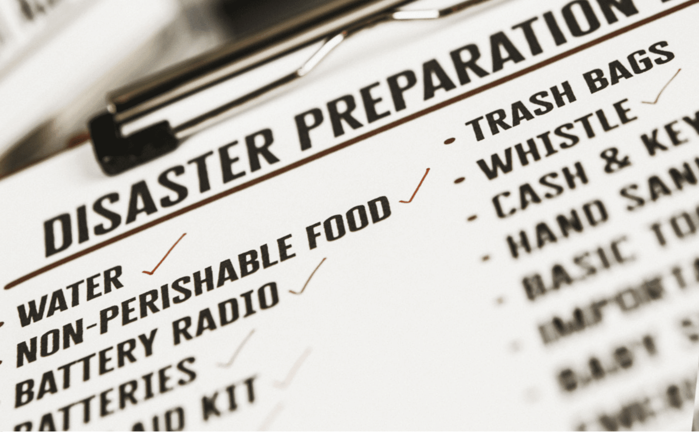 Image of a checklist