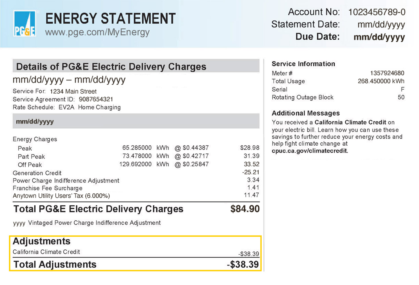 California Climate Credit