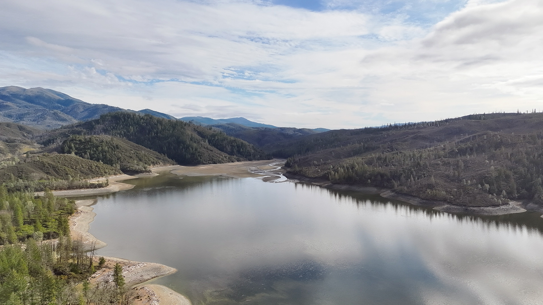 A picture of a reservoir