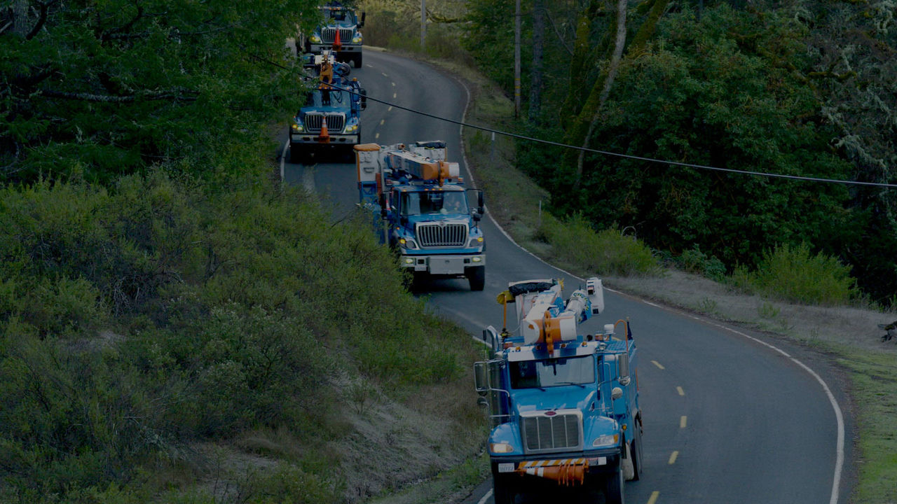 PG&E Trucks